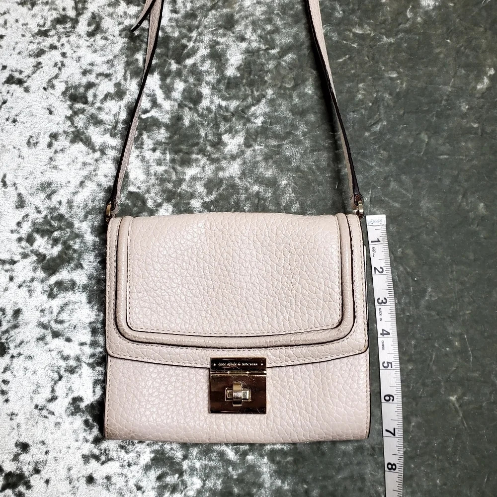 Kate Spade Small Merrick Everett Way Tan Crossbody Bag - Picture 4 of 10